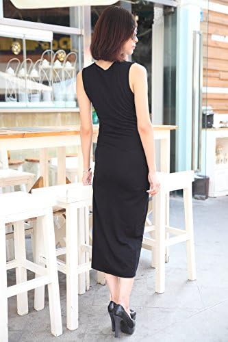 Cat Print Long T Shirt Dress Women Summer Style Casual Dress Plus Size Sundress (XL)
