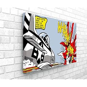 Roy Lichtenstein Whaam Blockmount Canvas Print