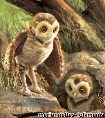 Childrens Toyshop  Toys : Burrowing Owl 11" Puppet Plush Stuffed Animal Toy
