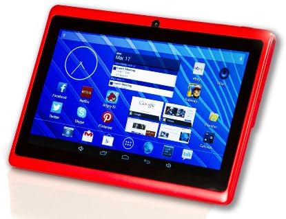 DeerBrook® 7" Android 4.4 KitKat Tablet PC, Dual Core 1.5GHz A23 Processor, 512MB / 4GB, Dual Camera, Bluetooth, G-Sensor (Red)