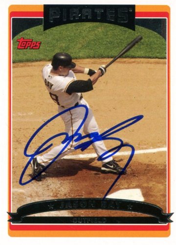Jason Bay Autographed/Hand Signed 2006 Topps Baseball Card