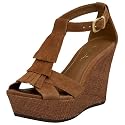 Mia Women's Yasmin Fringe High Wedge