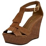 Mia Women's Yasmin Fringe High Wedge