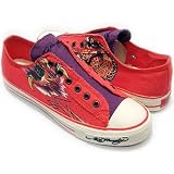 ED HARDY エドハーディー ローライズ スニーカー C M スネーク テキスタイル ラバー レッド