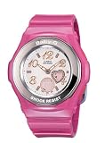 Casio Women's BGA100-4B1CR Baby-G Pink Analog Digital Watch