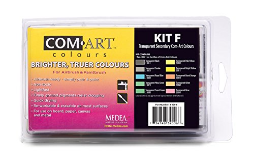 Iwata-medea com-art color kit, kit f transparent second…