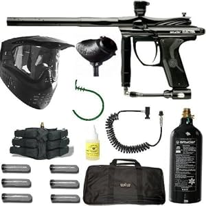 2009 Spyder ELECTRA Paintball Marker GUN SNIPER Black