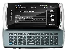 Sony Ericsson Vivaz Pro Smartphone (8,1 cm (3,2 Zoll) Touchscreen, QWERTZ-Tastatur, WLAN, 5.1 Megapixel Kamera, GPS, HD-Video 720p) weiß