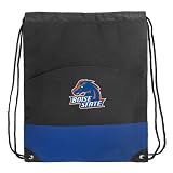 Boise State Backpack Bag Drawstring Royal Boise State University Broncos Draw String Back Pack - For Boys Girls Students or Adults