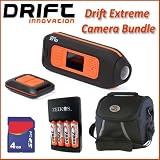 Drift Innovation X170 Action Camera Camcorder With 4GB SD card And Rapid AA/AAA Battery Charger Including 4 AA Batteries And Classic Camera Bag