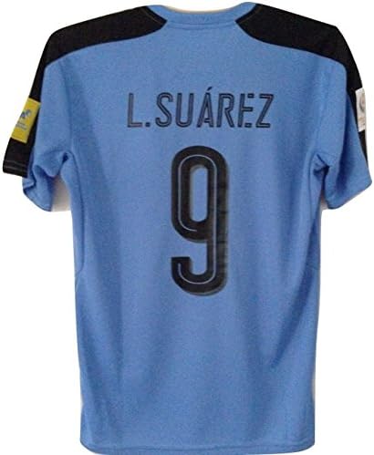 2016 L. Suarez URUGUAY Home Jersey (Small)