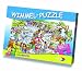 Noris Spiele 606036933 - Wimmel Puzzle Zoo, 100-teilig