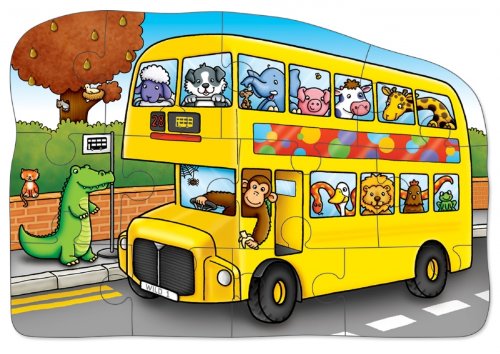 Little Bus Double Sided Floor Puzzle Little Bus Double Sided Floor Puzzle
