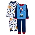 Boys' 4-piece Super Mario Pajama Set - Blue