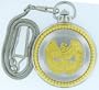 Pocket Watch - 914,silver -Tone High Polished Bald Eagle Pocket Watch with 14" Clip on Chain