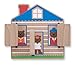 Melissa & Doug Peek-a-Boo House Wooden Baby and Toddler Toy