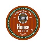Tully's Coffee Decaf House Blend, K-cups, 24-count,  Boxes (Pack of 2)