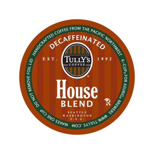 Childrens Toyshop  Health & Personal Care : Tully's Coffee Decaf House Blend, K-cups, 24-count,  Boxes (Pack of 2)