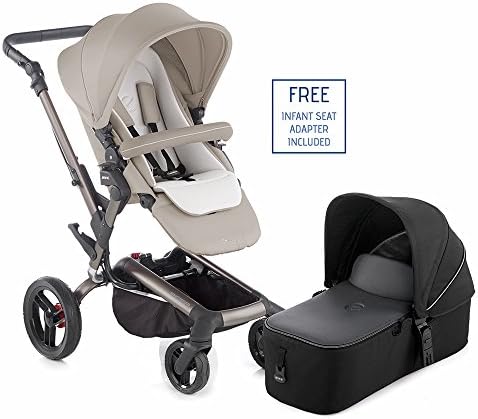 Jane Rider 2016 Premium Travel System Stroller - With Bassinet (Off White)