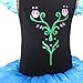 Girls Birthday Theme Party Dance Tutu Dress Flourish Flower Embroidery