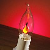 Flicker Bulb w/Candelabra Base