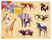Shure - Zoo Animals Wooden Knob puzzle
