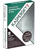 Kaspersky Anti Virus 2011 for MAC, 1 User, 1 Year  Subscription (Mac)