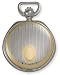 Avalon 17 Jewel Mechanical Skeleton Two-tone Covered Pocket Watch with Chain, #4041-1