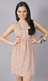 YUUTA Contrast Pocket Flower Print Dress