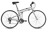 New 2016 Montague Crosstown Folding 700c Pavement Hybrid Bike Boulder Gray 19"