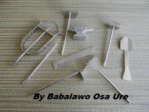 Oggun Tools, Juego Herramientas Oggun y Ochosi. Please check that you are buying from the original seller, Babalawo Osa Ure.