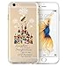 Cartoon Movie Character Themed Fan Art Clear Hybrid TPU Surround with Hard Back Cover Case for iPhone 6 Plus /6s Plus Range - Themed Castle-iPhone 6s Plus (5.5