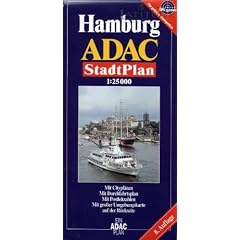 ADAC Stadtplan Hamburg: StadtInfo & Register: Umgebungskarte, Cityplan, Cityguide, Stra�enregister mit Postleitzahlen. Stadtplan: GPS-genau