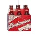 Kurt Adler 2-3/4-Inch Resin Budweiser Six-Pack Miniature Ornament
