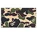 Ape Head Green Camouflage Pattern Box Print Iron On Patch