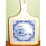 Blue Delft Tile Cheese Board
