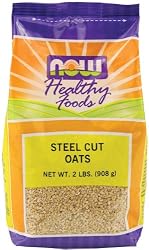 NOW Foods Oats Steel Cut, 32 Ounce Bags (Pack of 8)