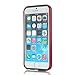 iPhone 6 Case, Lumsing™ Hybrid High Impact Double Layer Armor Defender Case Protective Cover for Apple iPhone 6 (4.7 inch Screen) (2 in 1/Red)