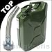 Produkt-Bild: Oxid7 Metall Benzinkanister 10 Liter 10L + Ausgie&szlig;er flexibel
