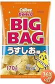 カルビー BIGサイズ ポテトチップス うすしお味 170g×12個
