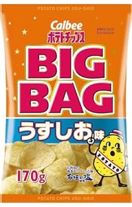 カルビー BIGサイズ ポテトチップス うすしお味 170g×12個