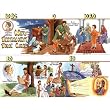 (18x22) New Testament Time Line (Parts 1 & 2) Art Poster Print