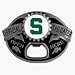Michigan State Spartans Official Tailgater Belt Buckle Bottle Opener