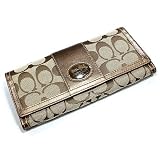 [コーチ] COACH ジャガード キャンバス & レザー 長財布 [並行輸入品]