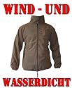 Fleece Jacke Alpin Outdoor Trekkingjacke OLIV