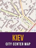 Kiev, Ukraine City Center Street Map