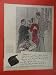 Rowntrees,black magic chocolates , 50's Print Ad.(woman selling flowers/woman red dress/man suit) orinigal vintage Magazine Ad.