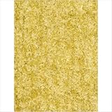 Chandra Rugs KAD13503 Kadiri Yellow Shag Rug