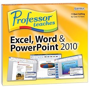 Professor Teaches Excel, Word and Powerpoint 2010 (Jewel Case Edition) by Individual Software Inc.