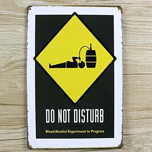 Coming Orders " do not disturb " Metal painting UA-0130 metal vintage tin signs tinplate wall art craft for bar